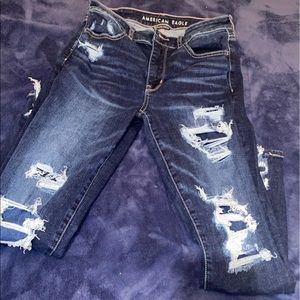 American Eagle Stretchy Blue Jeans